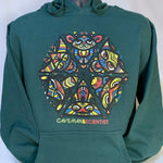 'Pie in the sky, a French fry in your eye' Pullover Hoody - Green