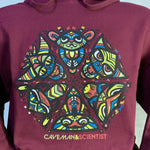 'Pie in the sky, a French fry in your eye' Pullover Hoody - Maroon